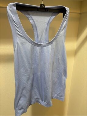 Light Blue Racerback Active Tank Top